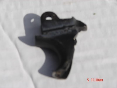 Side view trigger shoe before polishing the welds &amp; reblueing