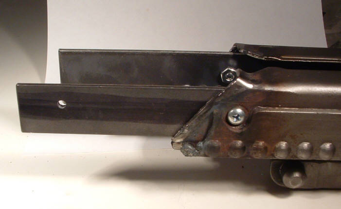 Clamping bars in place