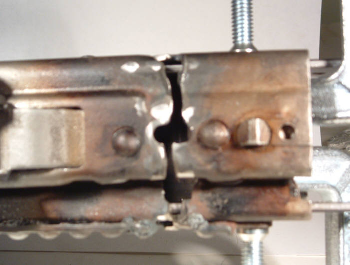 receiver bottom showing area to be welded