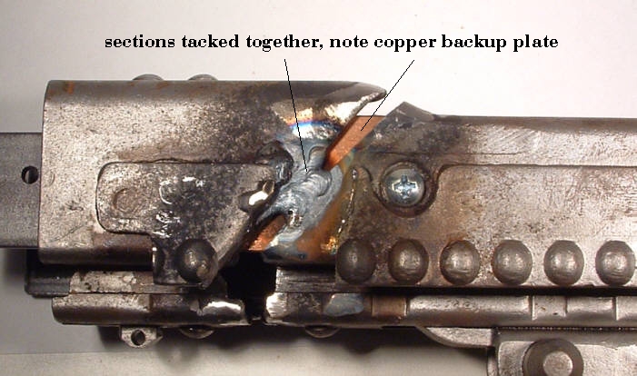 gap filled and sections connected